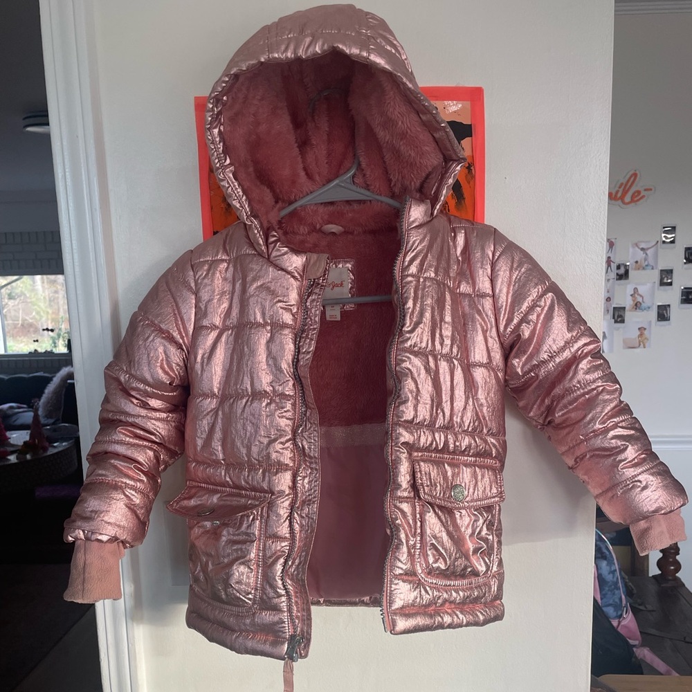 Cat and Jack Puffer winter coat SZ:4T